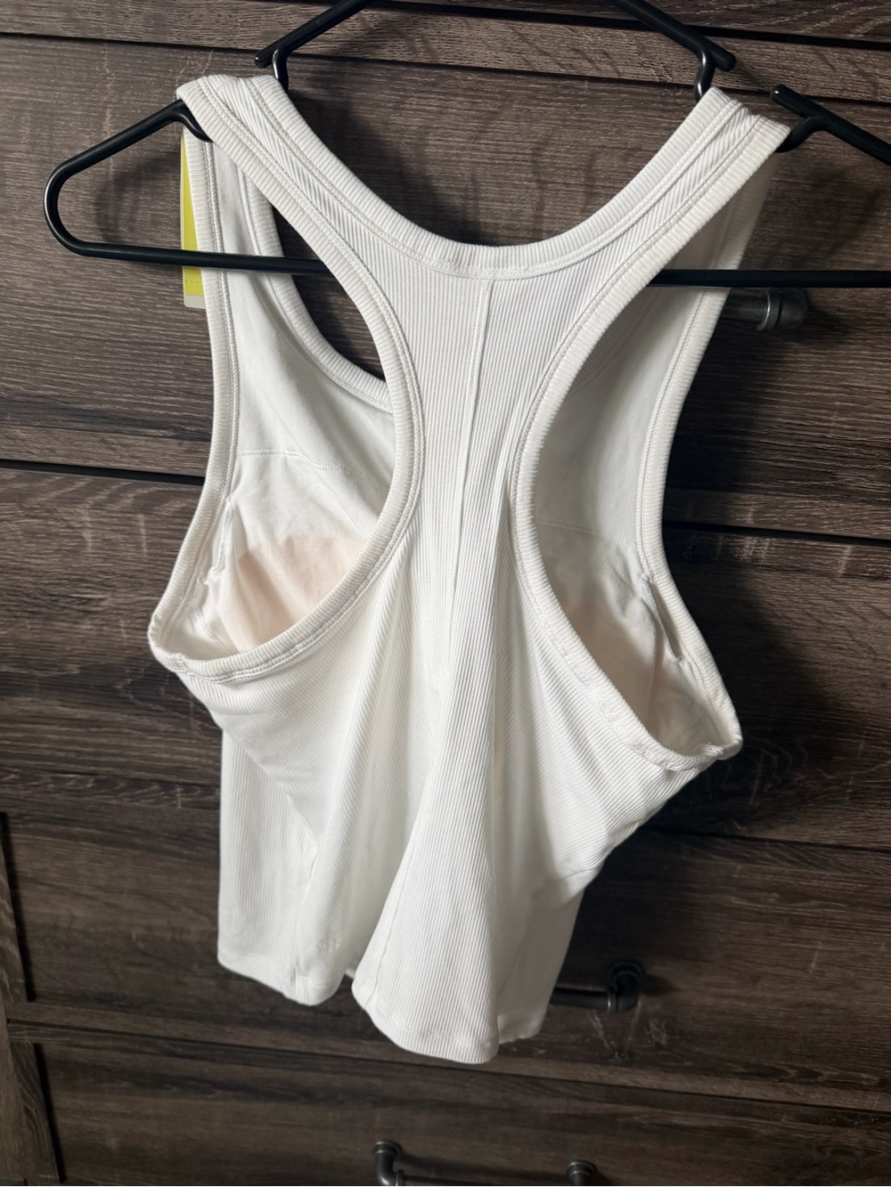 All In Motion Women’s Ribbed Racerback Tank Top - White Small - Picture 2 of 2